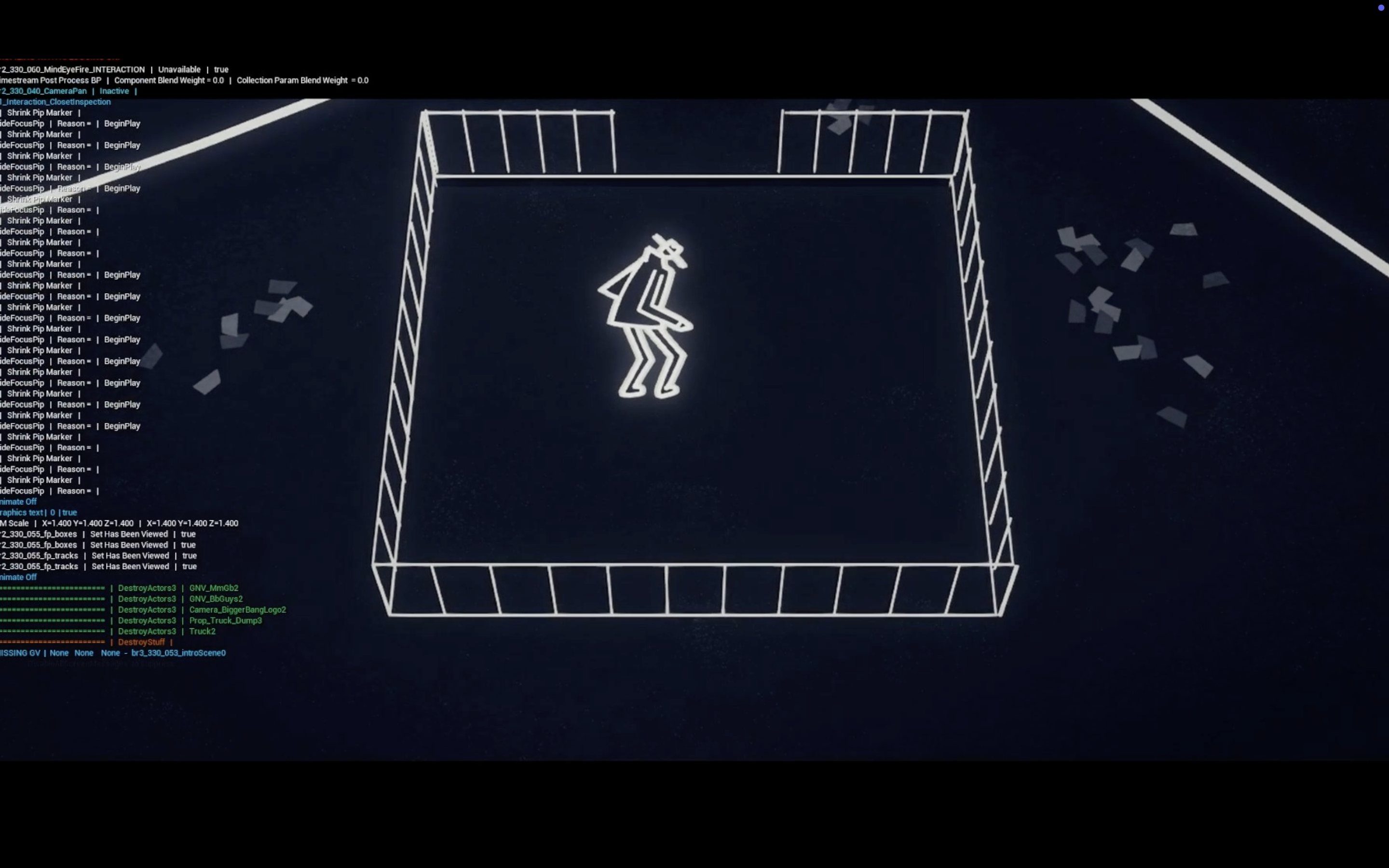 Before: player enters the reality secret lair