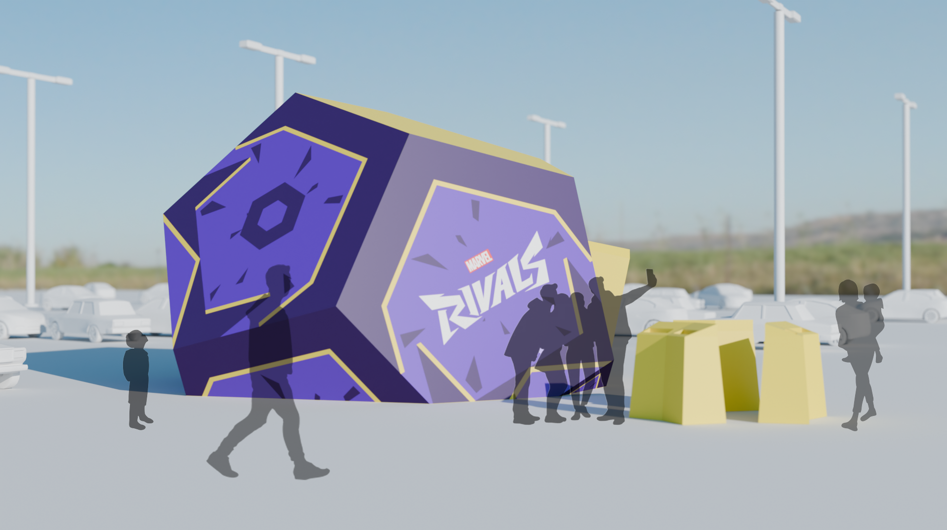 Exterior of the Fracture pop-up dome